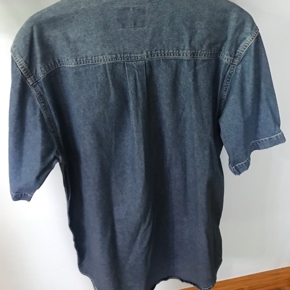 Premier International Mens blue Jean shirt.  Size M. NWOT! - Picture 2 of 4